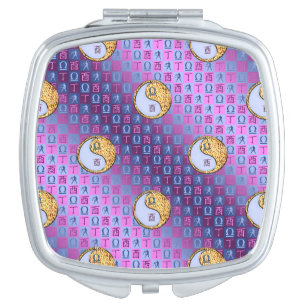 Libra & Fire Rooster Compact Mirror