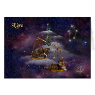Libra for Cat Lovers Cards