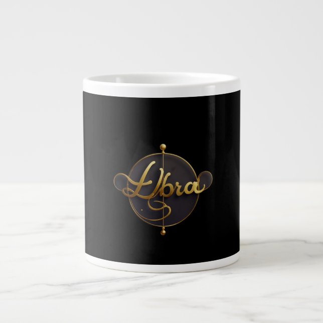 Libra Giant Coffee Mug (Front)