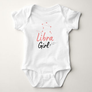 Libra Girl cute Astrology bodysuit for babies