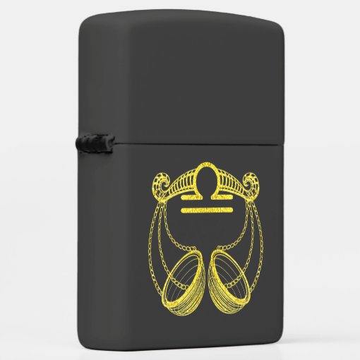 Zippo Windproof Lighter - Libra Zodiac Horoscope Design