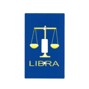 Libra Golden Scales Star Sign Light Switch Cover