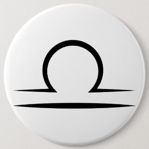 libra greek zodiac astrology horoscope symbol button