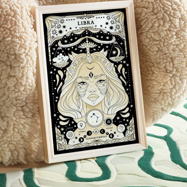 Libra Harmonious and Balanced - Zodiac Poster (Creator Uploaded)