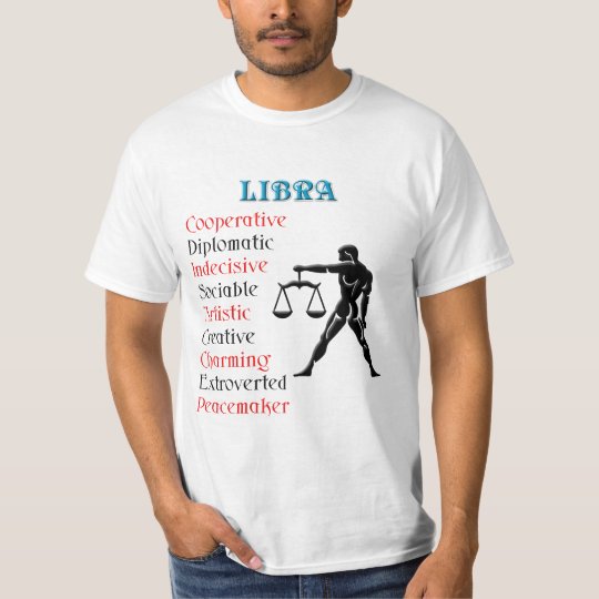 libra zodiac sign t shirt