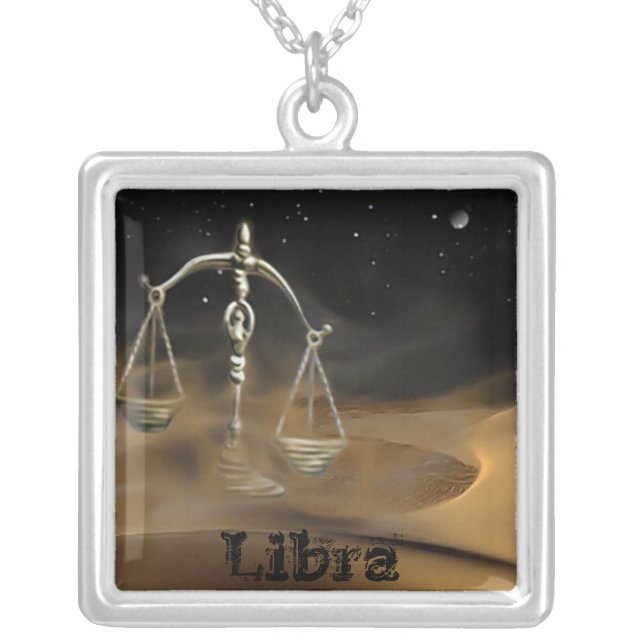 Libra In The Desert Necklace (Front)