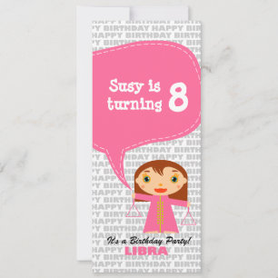 Libra Invitation Birthday Party