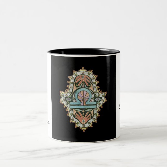 Libra Khamsa Mug (Center)
