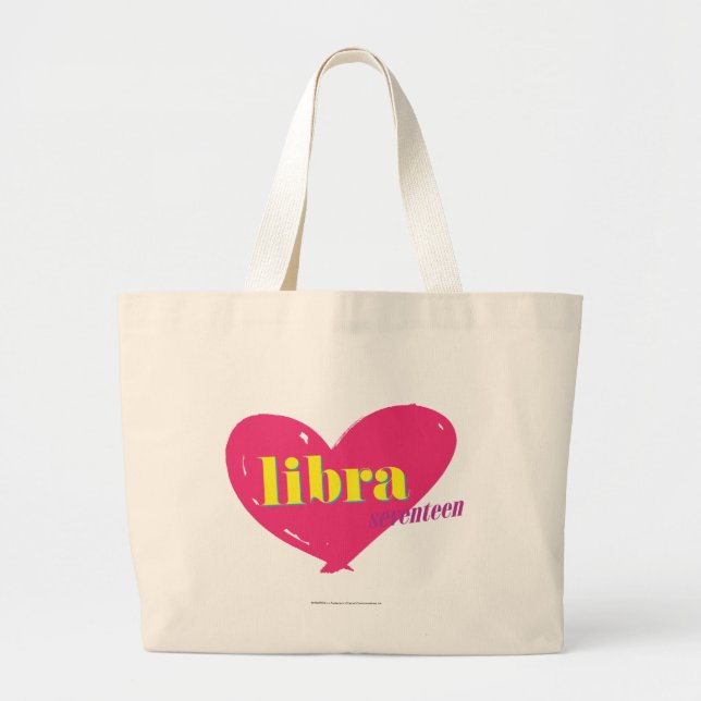 Libra Large Tote Bag (Front)