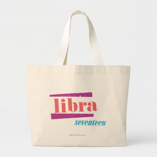 Libra LtPink Large Tote Bag