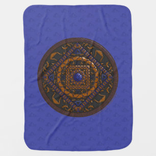Libra Mandala Baby Blanket