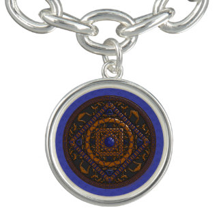 Libra Mandala Charm Bracelet