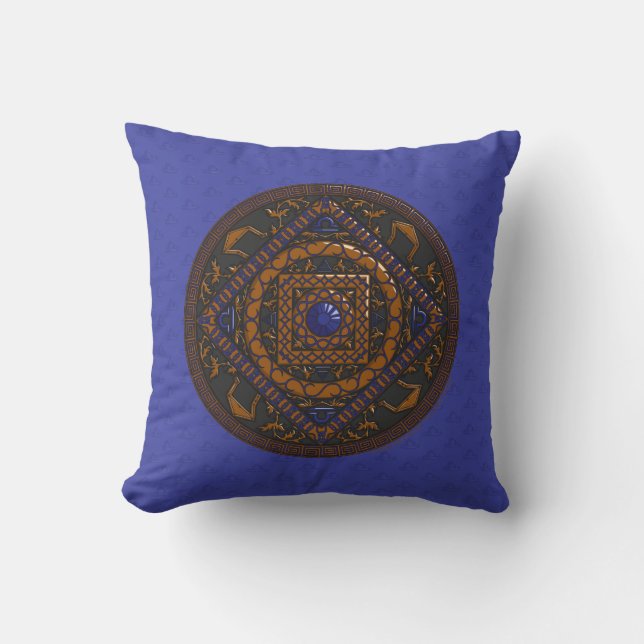 Libra Mandala Pillow (Front)