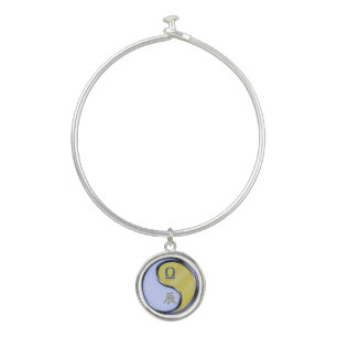 Libra & Metal Dragon Bangle Bracelet