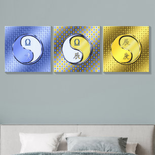 Libra & Metal Dragon Canvas Photo Tile