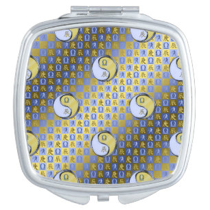 Libra & Metal Dragon Compact Mirror