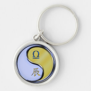 Libra & Metal Dragon Keychain