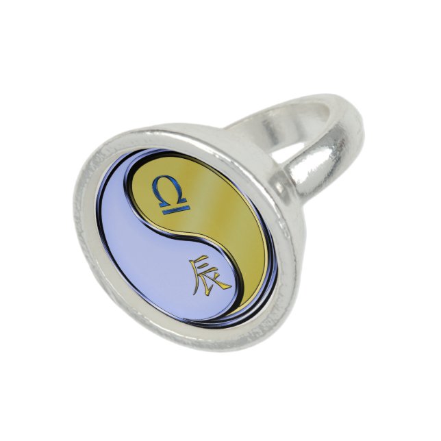 Libra & Metal Dragon Ring (Top)