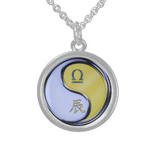 Libra & Metal Dragon Sterling Silver Necklace