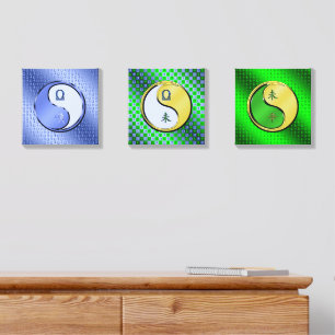 Libra & Metal Goat Canvas Photo Tile