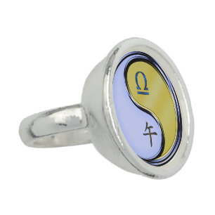 Libra & Metal Horse Ring