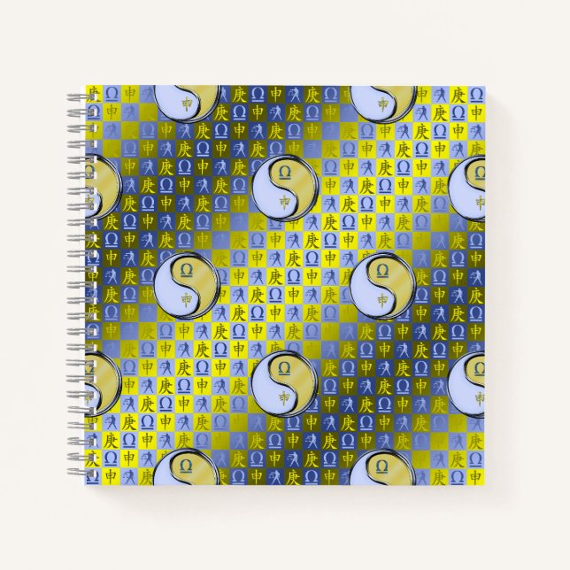 Libra & Metal Monkey Notebook (Front)