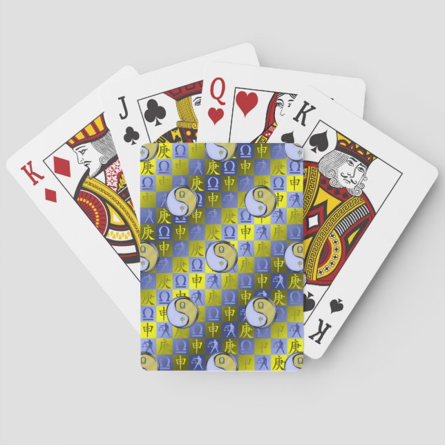 Libra & Metal Monkey Poker Cards (Back)