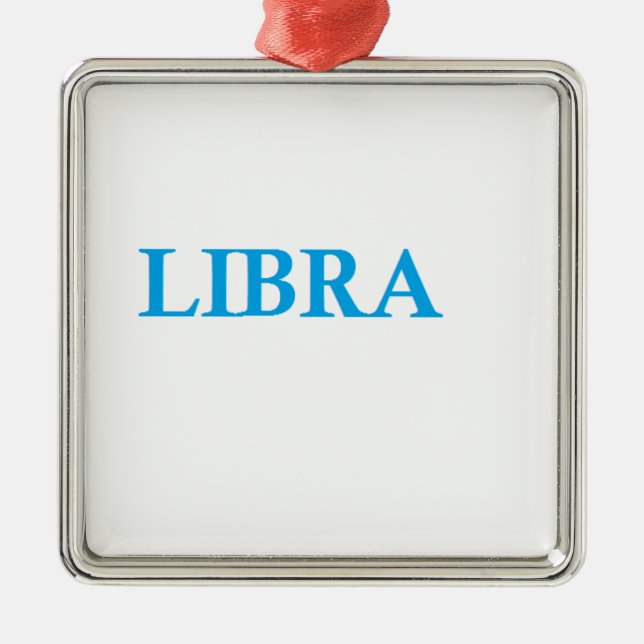libra metal ornament (Front)