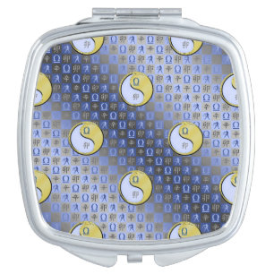 Libra & Metal Rabbit Compact Mirror