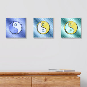 Libra & Metal Snake Canvas Photo Tile