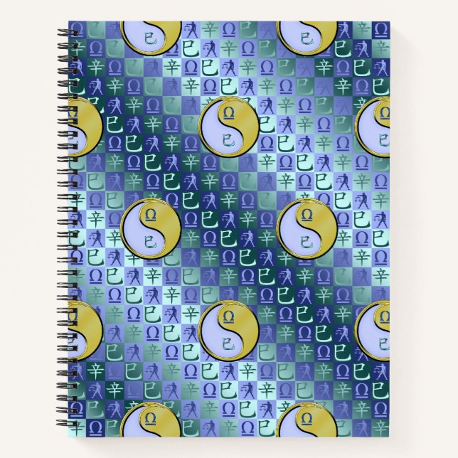 Libra & Metal Snake Notebook (Front)