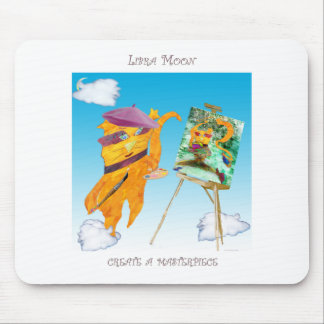 Libra Moon Mouse Pad