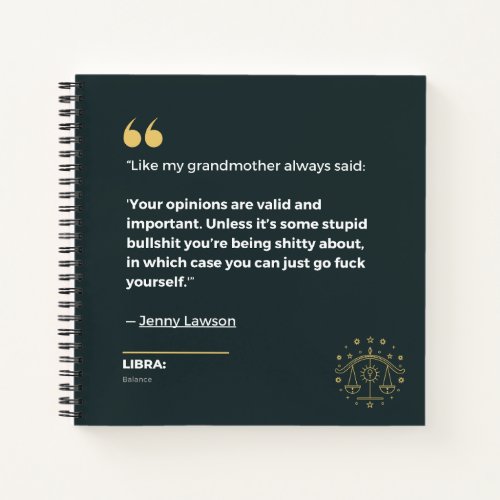 Libra notebook