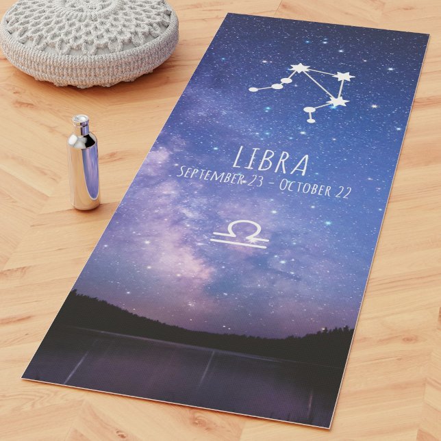 Libra | Personalized Zodiac Astrology Yoga Mat (Creator Uploaded)