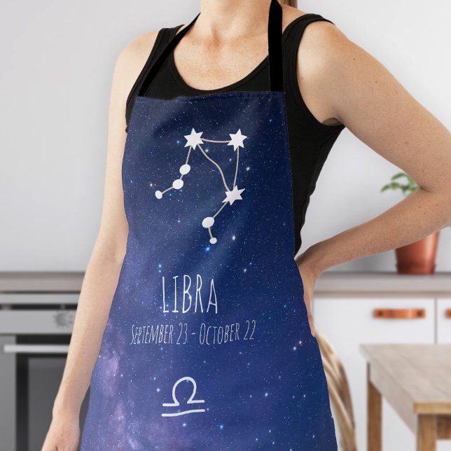 Libra | Personalized Zodiac Constellation Apron (Creator Uploaded)