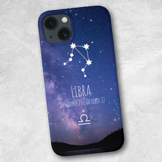 Libra | Personalized Zodiac Constellation Case-Mate iPhone Case (Creator Uploaded)