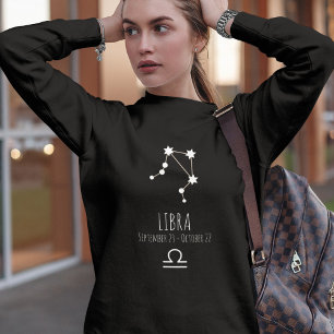 Libra Personalized Zodiac Constellation Sweatshirt