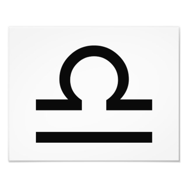 Libra Photo Print (Front)