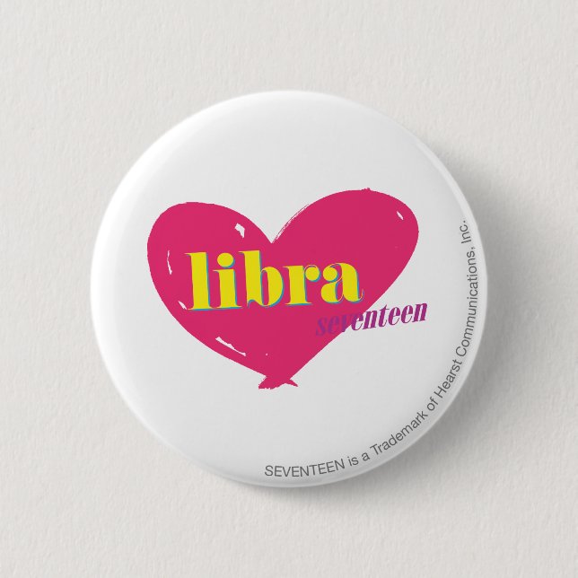 Libra Pinback Button (Front)