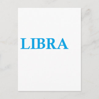 libra postcard