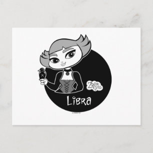 Libra Postcard