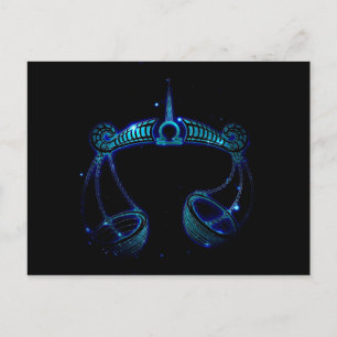 Libra Postcard