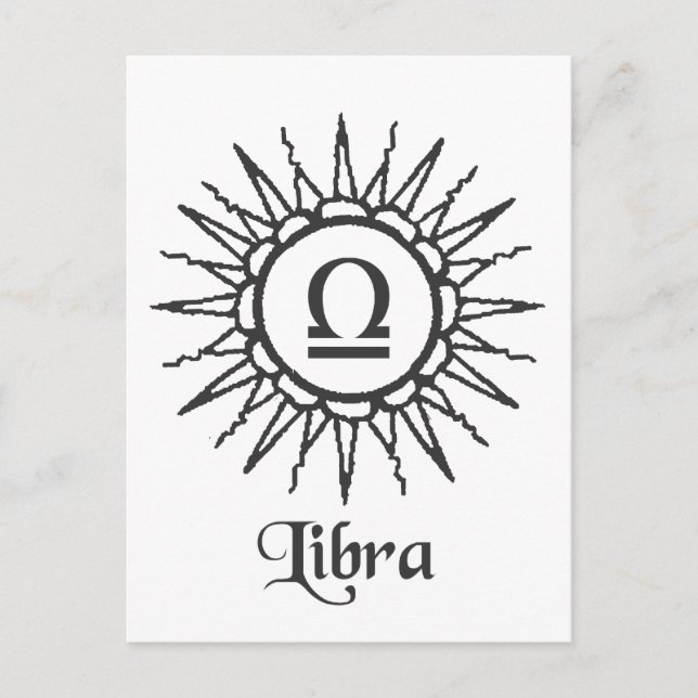 Libra Postcard (Front)