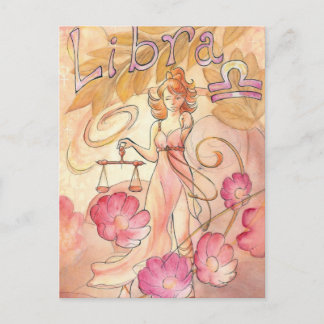 Libra Postcard