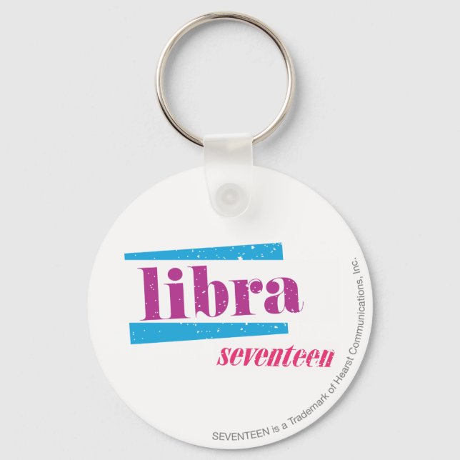 Libra Purple Keychain (Front)
