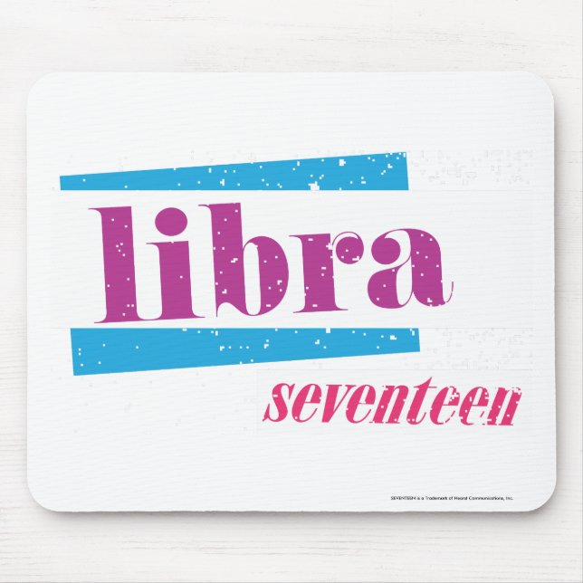 Libra Purple Mouse Pad (Front)