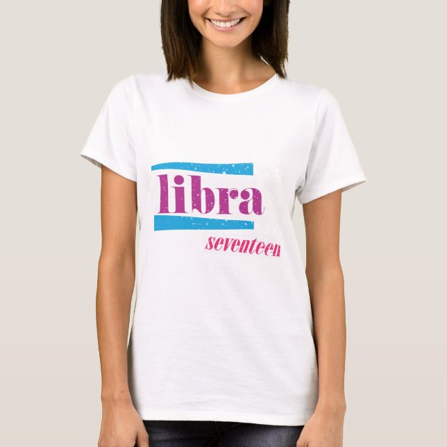 Libra Purple T-Shirt (Front)
