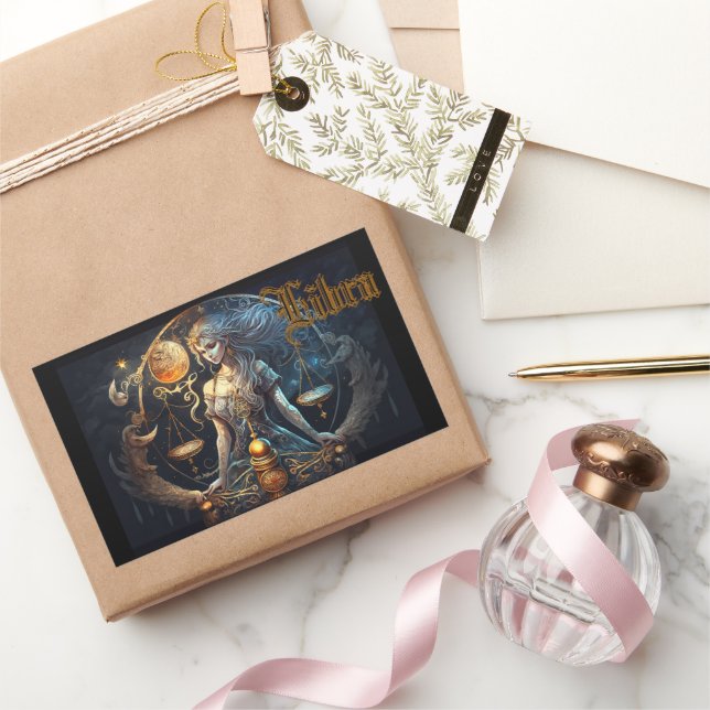 Libra Rectangular Sticker (Gifting)