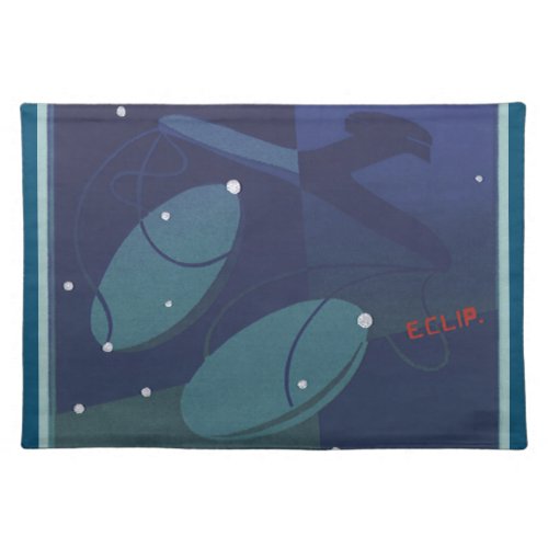 Libra Scale Constellation Vintage Zodiac Astrology Cloth Placemat