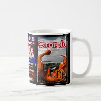 Libra Scorpio Cusp Astrology Coffee Mug by ValxArt at Zazzle